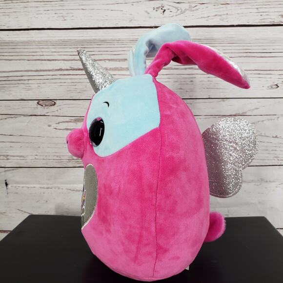Zuru Rainbocorn Unicorn Winged Bunny Plush 15'' - Picture 4 of 11